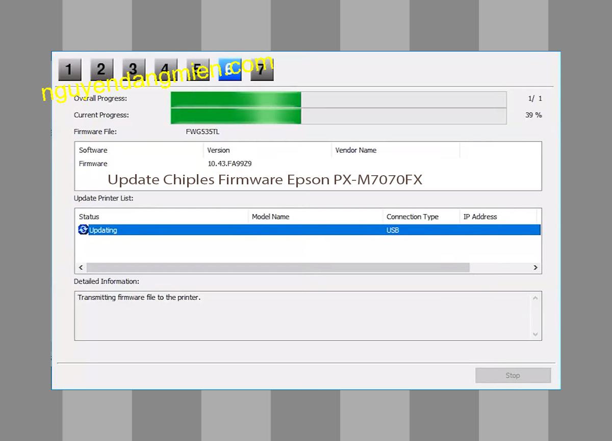 Update Chipless Firmware Epson PX-M7070FX 9
