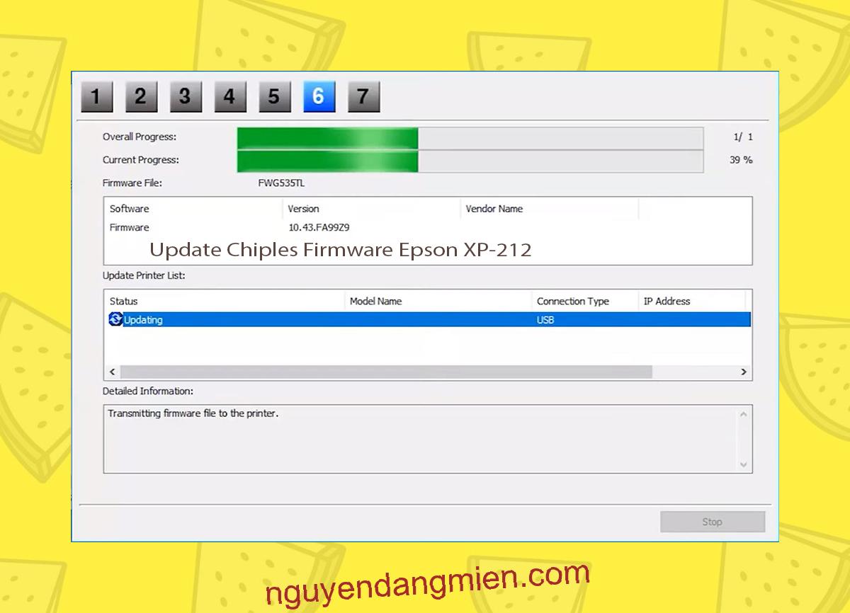 Update Chipless Firmware Epson XP-212 9