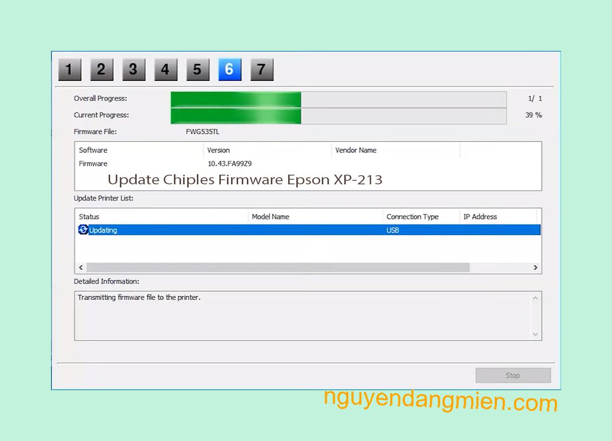 Update Chipless Firmware Epson XP-213 9