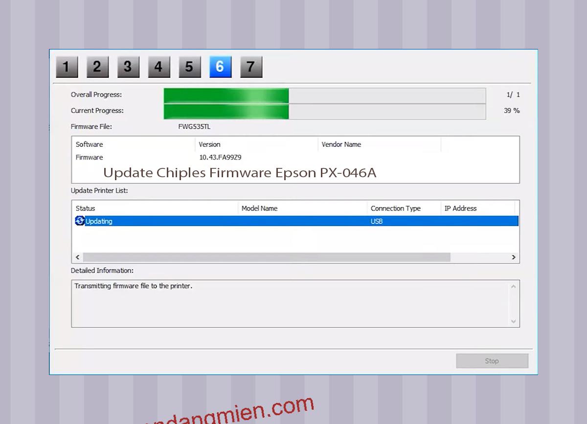 Update Chipless Firmware Epson PX-046A 9