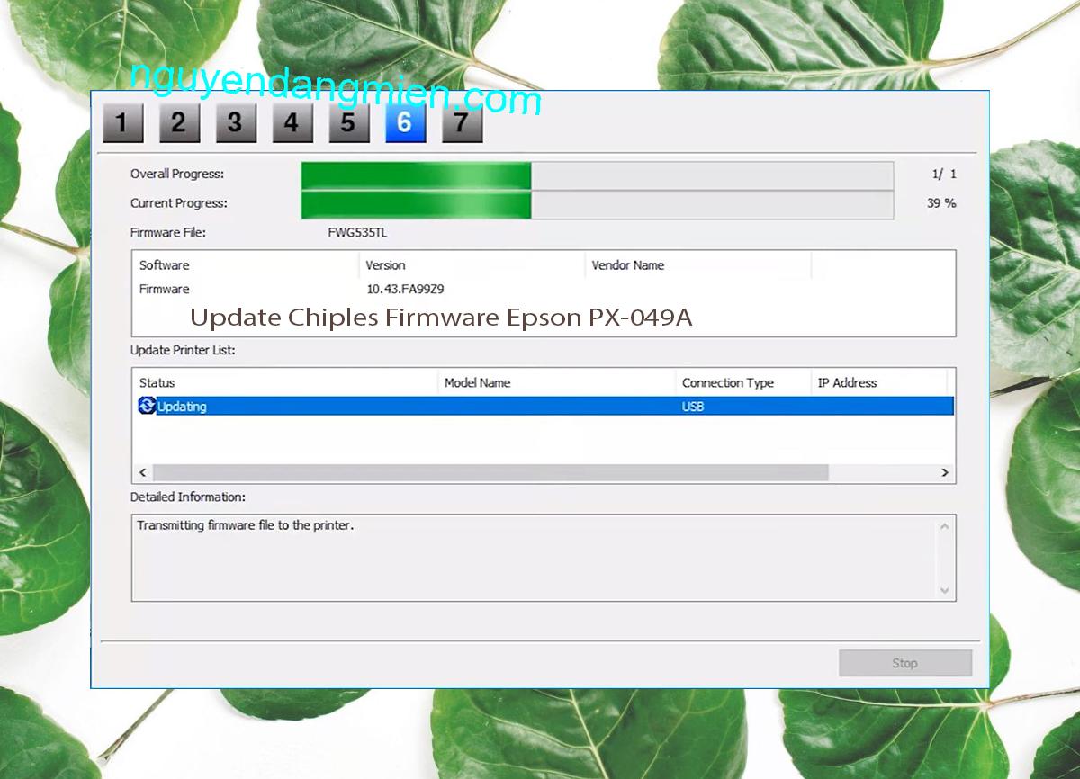 Update Chipless Firmware Epson PX-049A 9