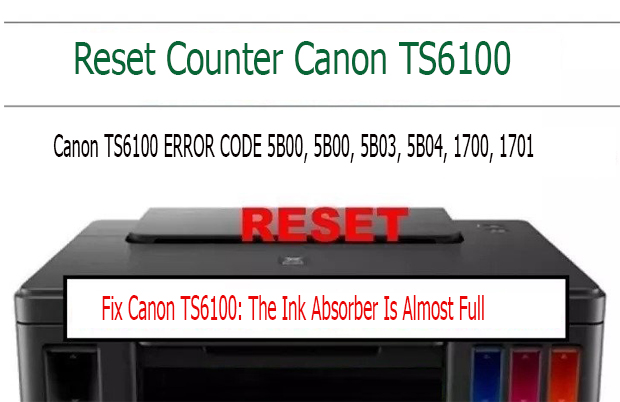 sửa máy in  Canon TS6100 không in được