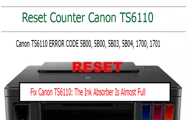 sửa máy in  Canon TS6110 không in được