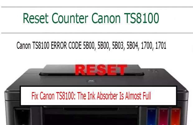 sửa máy in  Canon TS8100 không in được