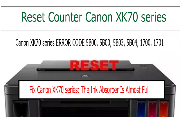 sửa máy in  Canon XK70 series không in được